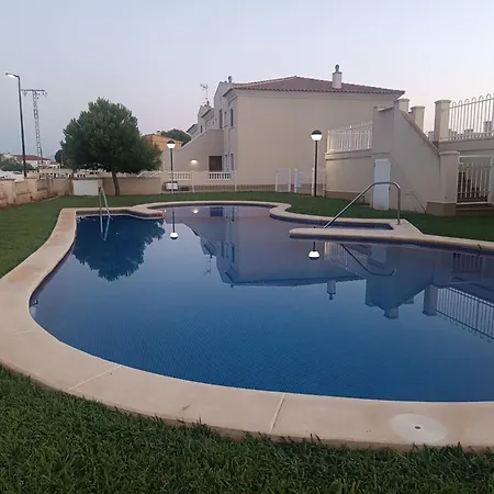Playa Santa Ana - Comodo Con Piscina, Terraza Y Parking, A 2 Minutos De La Playa דניה