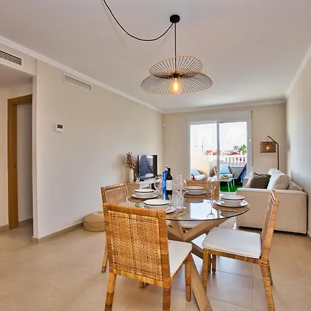 Playa Santa Ana - Comodo Con Piscina, Terraza Y Parking, A 2 Minutos De La Playa דירה